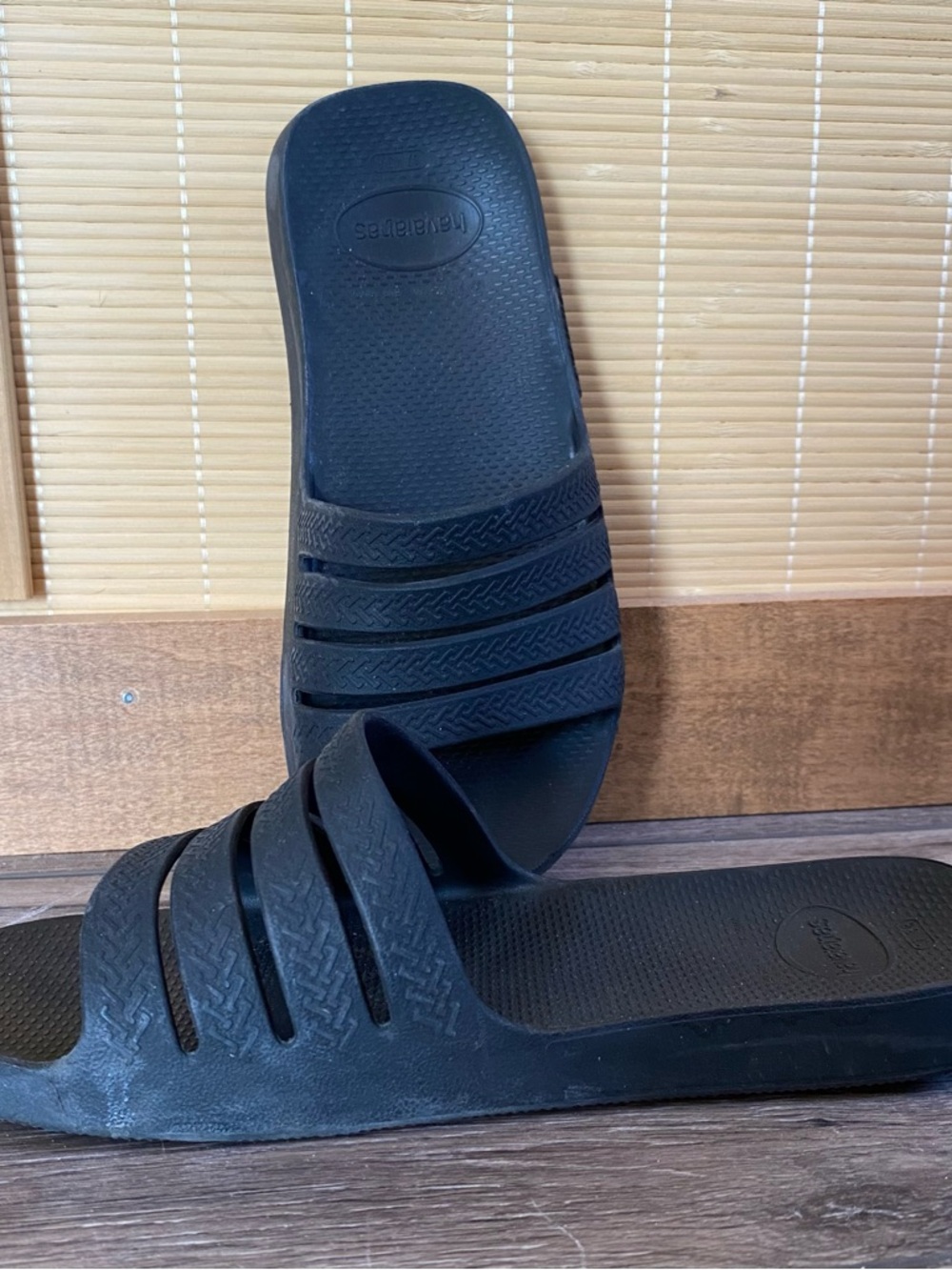 Everyday Black Slide Sandals by Havaianas